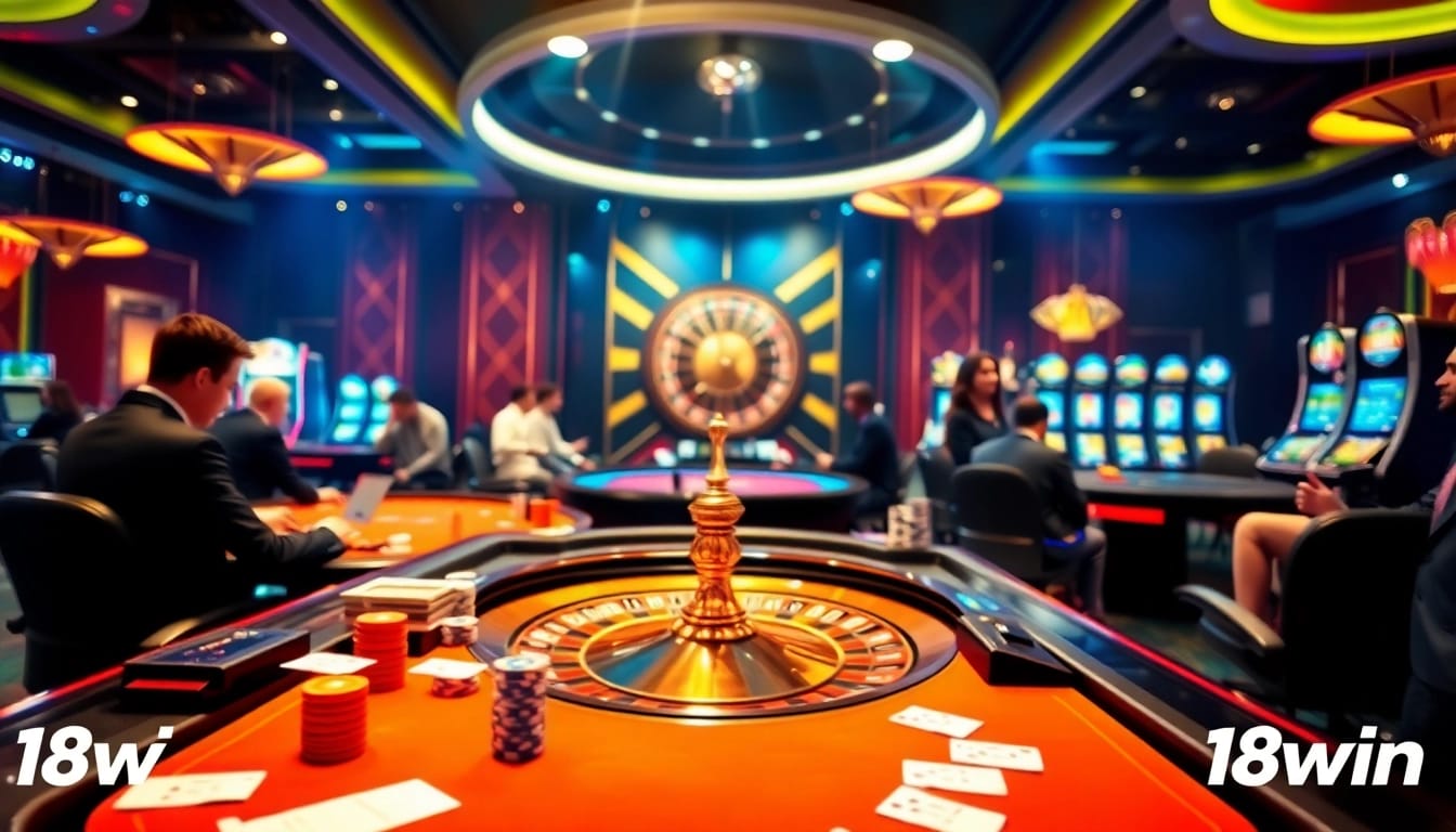 Experience the excitement of 18win with vibrant casino games and lively poker action.