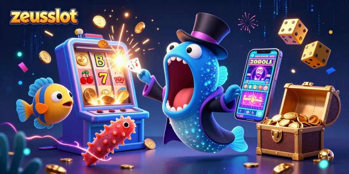 Experience exciting zeusslot action with a jackpot explosion and vibrant casino elements!