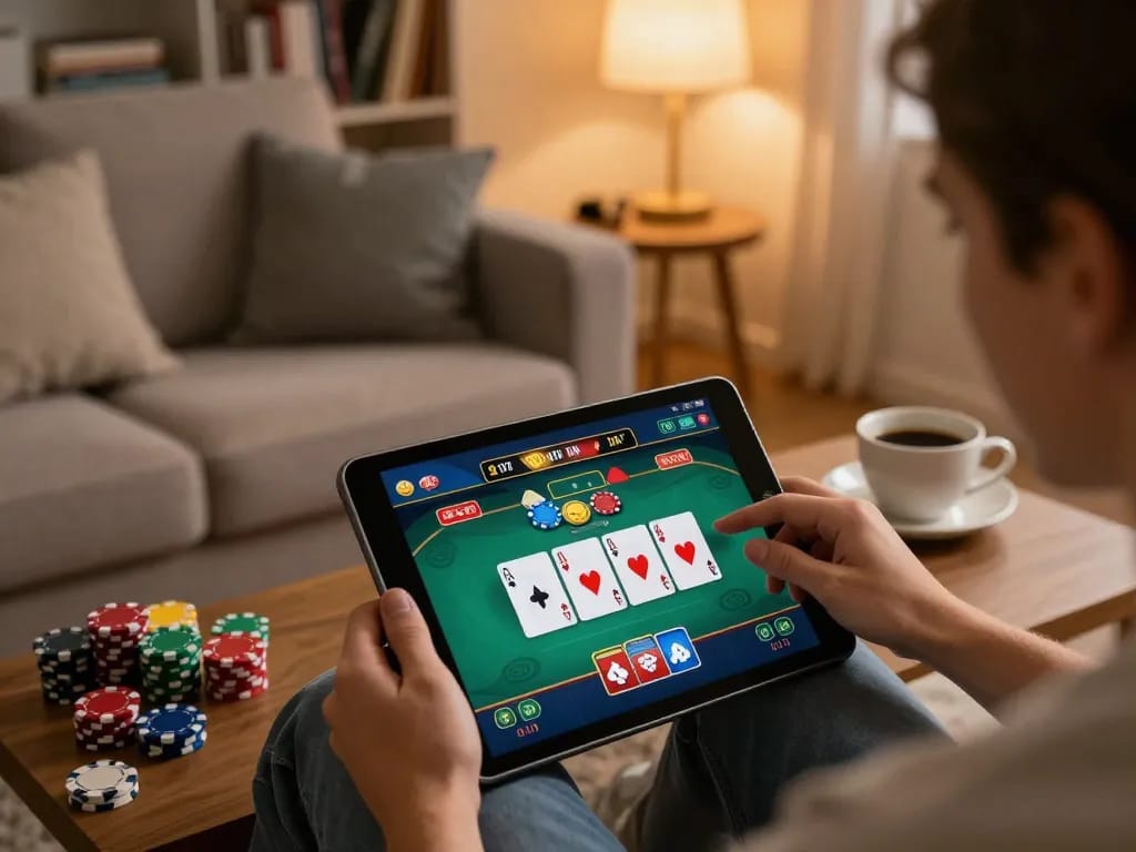 Engage in strategic gameplay as you experience 88xx bet on your tablet with a cozy atmosphere.