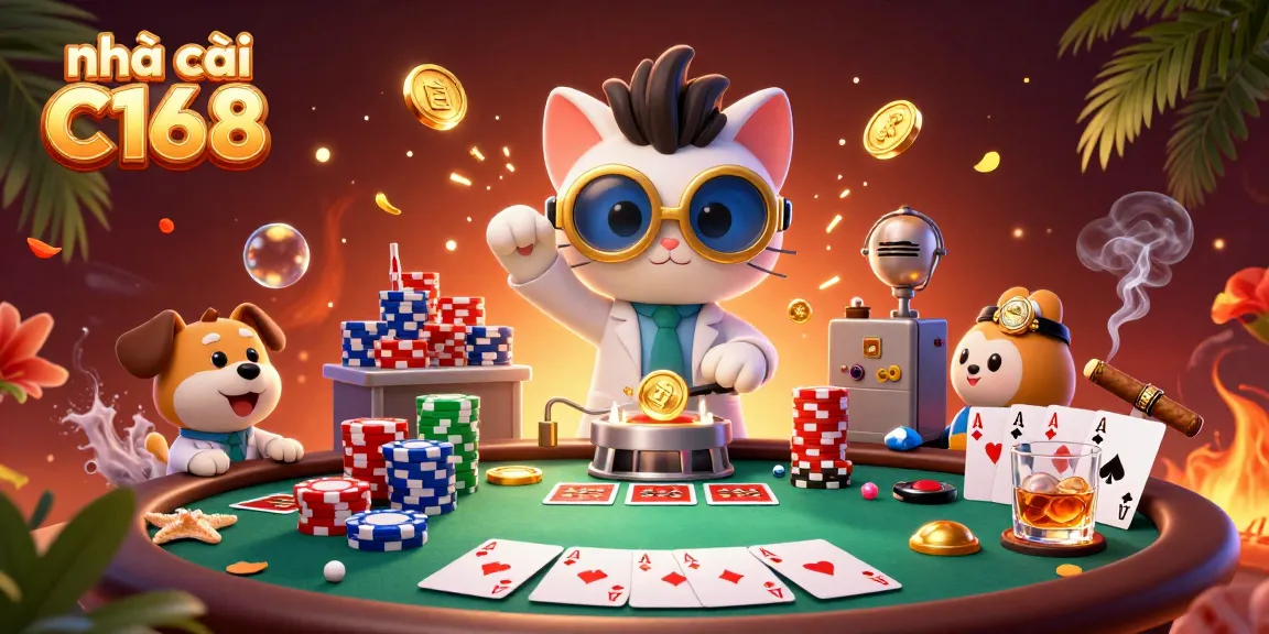 Experience thrilling gaming at nhà cái C168 with vibrant visuals and dynamic poker action.