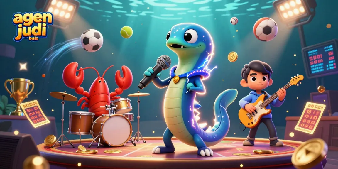 Experience the thrill of betting on agen judi bola with dynamic sports elements and vibrant underwater action.