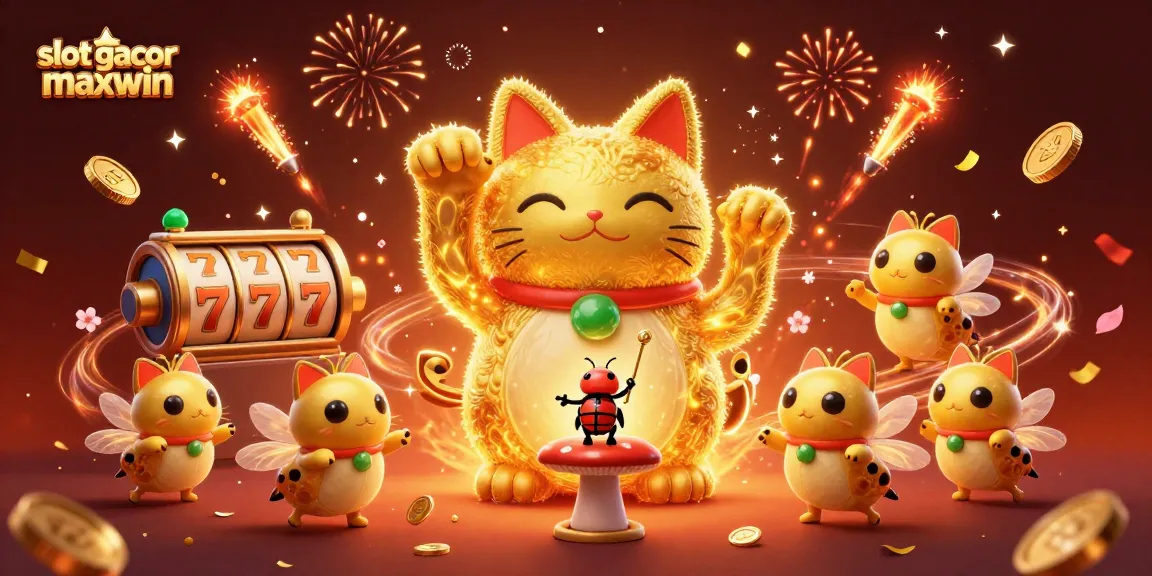 Slot gacor maxwin memikat perhatian dengan visual megah dalam ilustrasi kasino online.