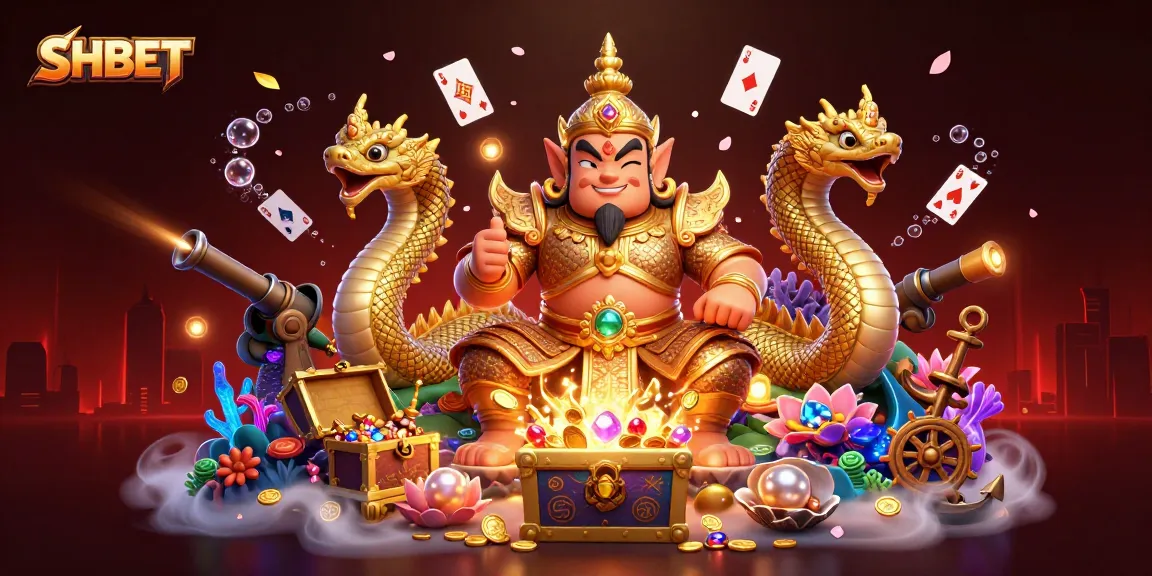 Experience thrilling wins at SHBET with a vibrant 3D casino scene featuring exciting game elements.