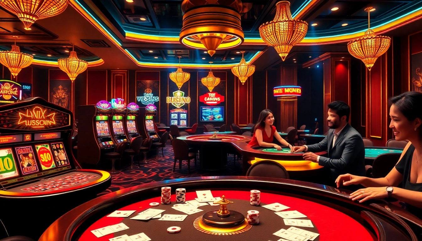 Engaging online gaming experience at https://xx88.nl/ with vibrant casino elements, showcasing excitement and luxury.