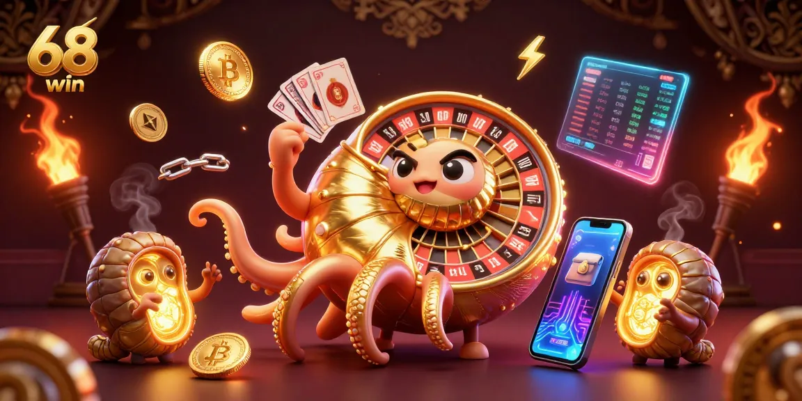 Experience sensational gaming wins at 68win with immersive 3D casino adventures