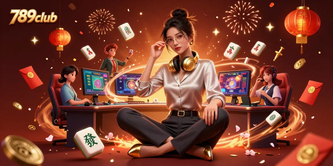 Experience the thrill of 789club gaming with immersive casino visuals featuring vibrant celebrations.