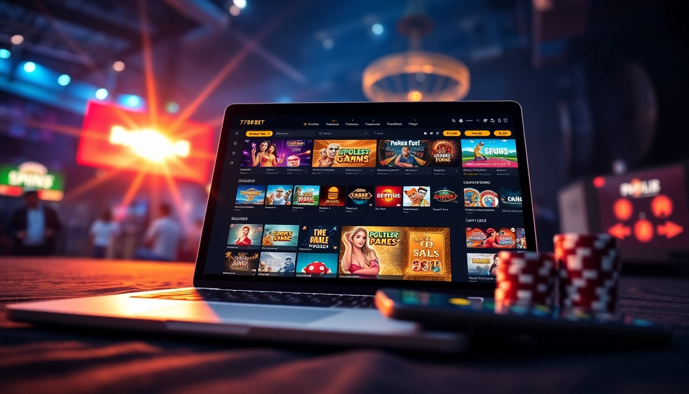 Experience the excitement of 789BET online gambling with dynamic games displayed on modern devices.