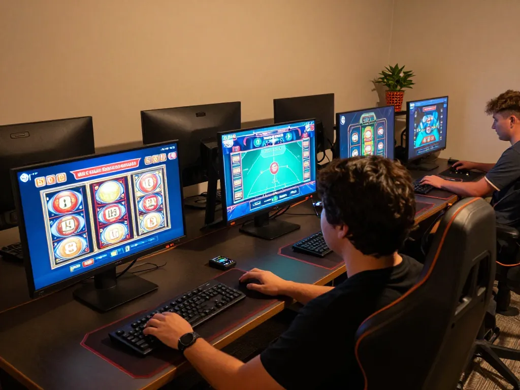 Players enjoying LC88 link through immersive home casino gaming experience