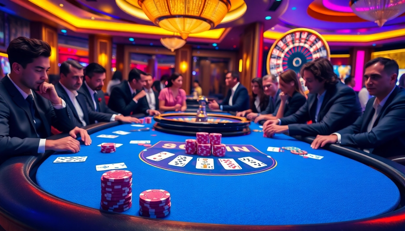 Experience the thrill of winning at 58WIN with engaging table games and luxurious casino ambiance.