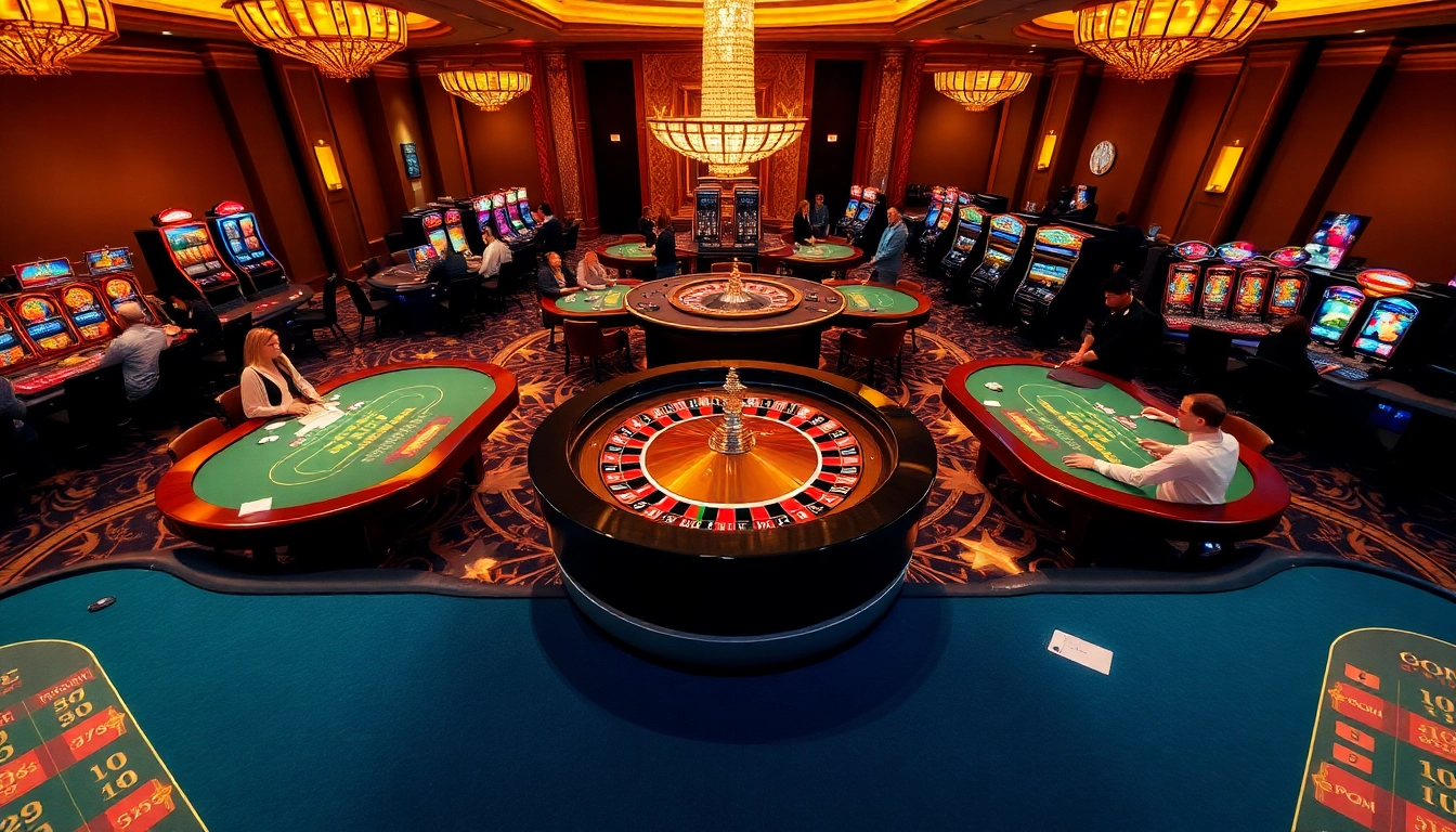 M88 offers an exciting casino experience with lively poker games and vibrant slot machines.