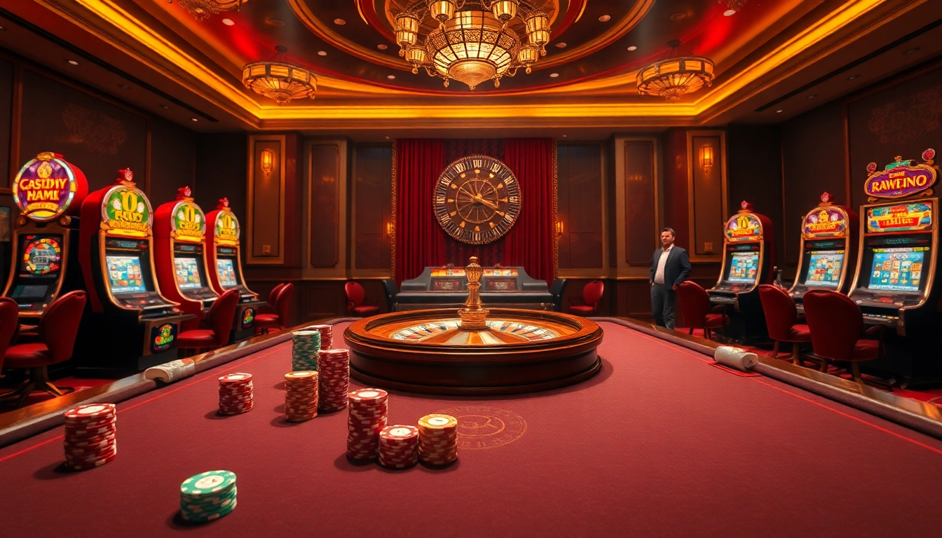New88 players enjoy exciting table games and slots in a vibrant casino atmosphere.