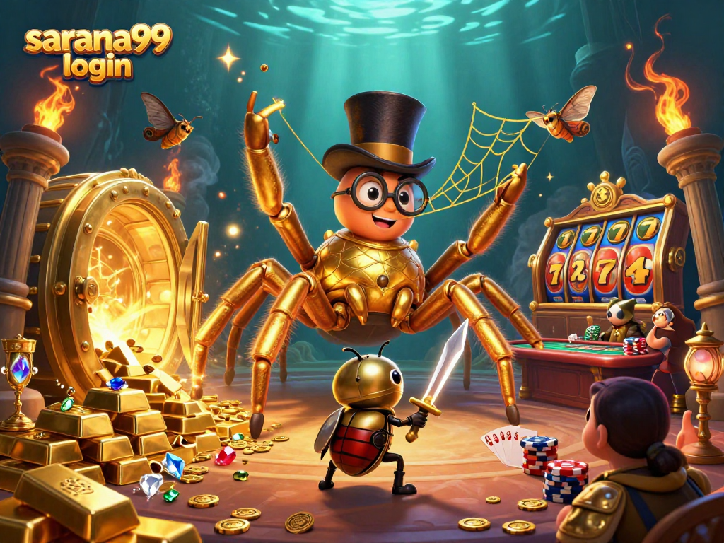 Engage with sarana99 login and win big with dynamic slot reels and captivating casino scenes.