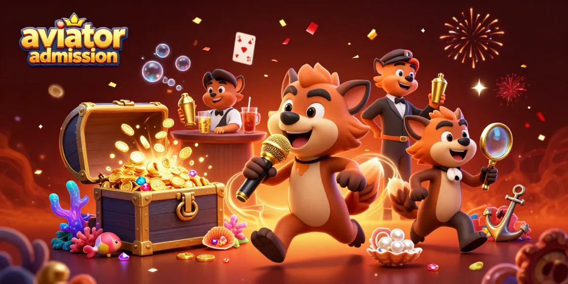 Play aviator admission at a lively comedy casino with animated hyenas and vibrant casino elements.