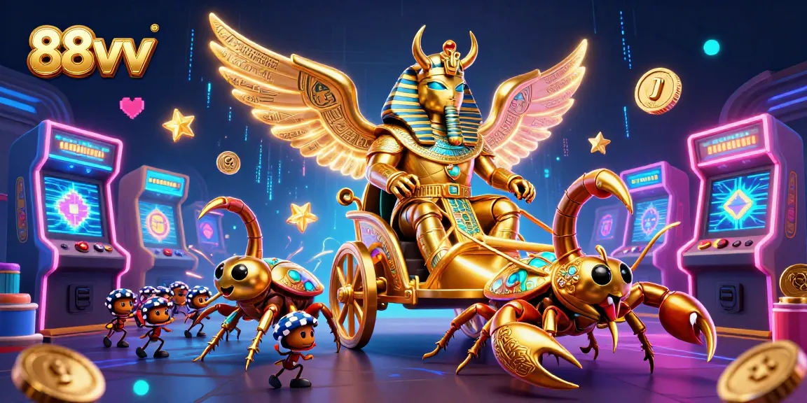 Engage in thrilling gameplay at 88vv with our captivating casino-themed illustration.