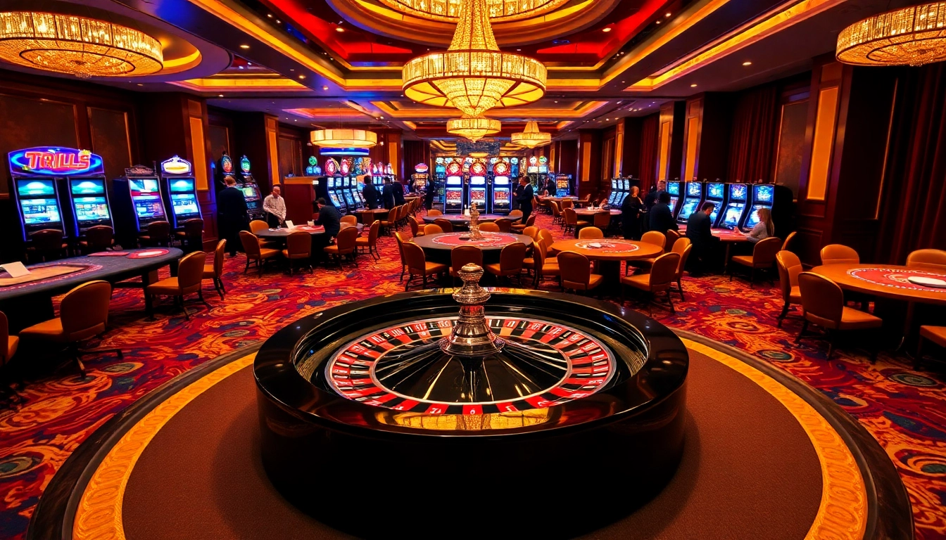 Players engaging in high-stakes gambling at a luxurious casino featuring 789f gaming elements.