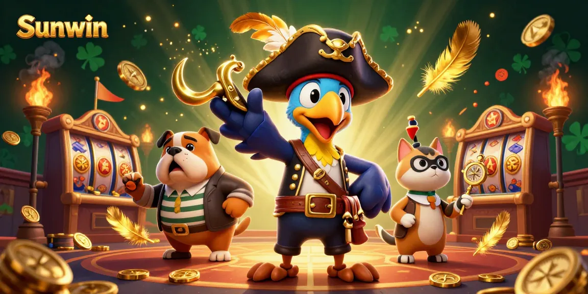 Sunwin engages players with an exciting casino adventure in a vibrant, dynamic setting with classic slot games.