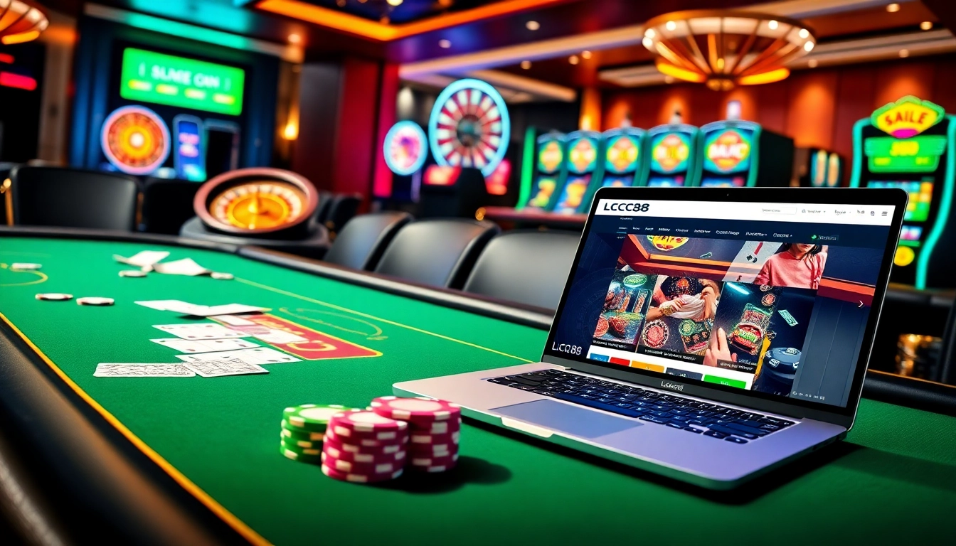 Engaging gambling scene at https://lc88.supply/ with poker, roulette, and vibrant casino atmosphere.