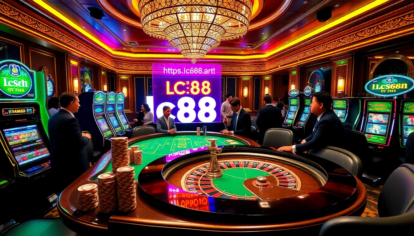 Engage in thrilling gambling at LC88 - Casino excitement with roulette and slots!