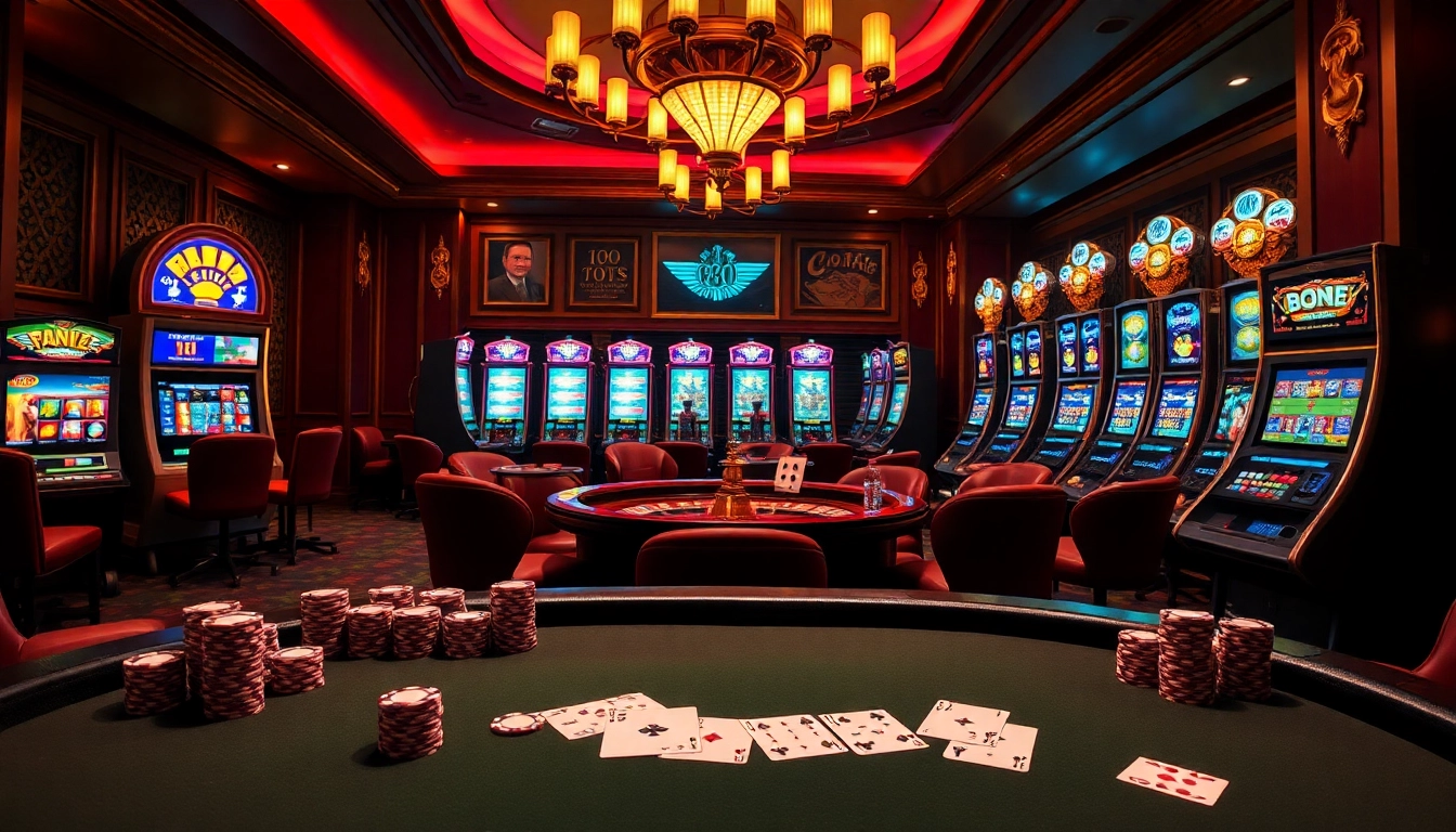 Experience luxury gambling at https://bet88fun.net/ with chips and cards on a vibrant casino table.