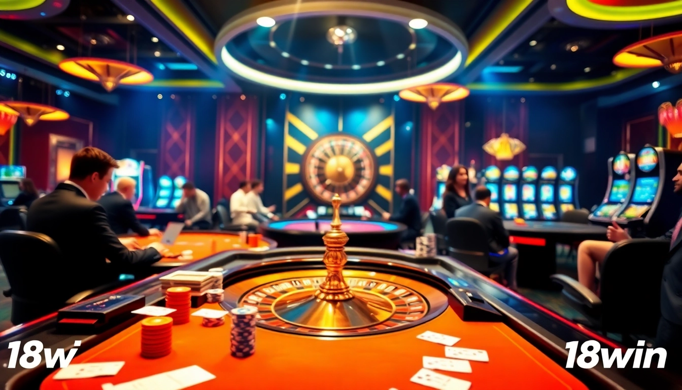 Experience the excitement of 18win with vibrant casino games and lively poker action.