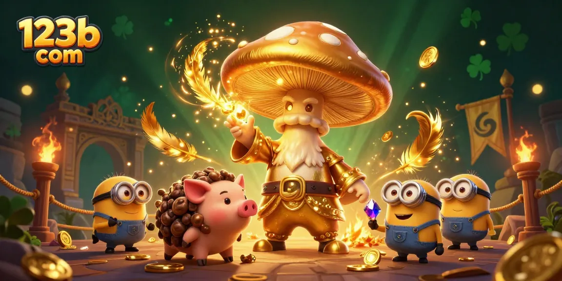 Experience thrilling gold magic and treasure finding at 123b com with a wizard and his companions