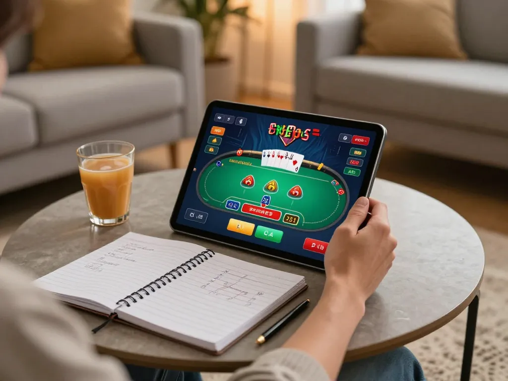 Experience dynamic online gameplay at dacsandatphanrang.com with engaging poker sessions using tablets.
