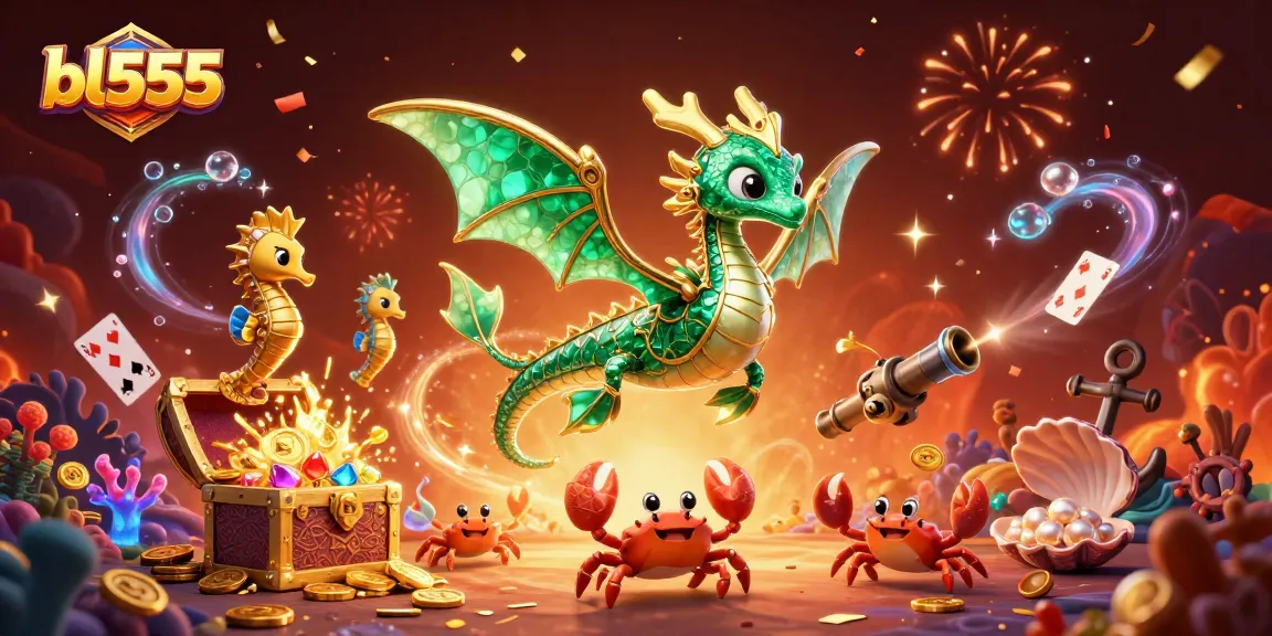 Experience the excitement of bl555 with this vibrant underwater casino adventure featuring treasure and games.