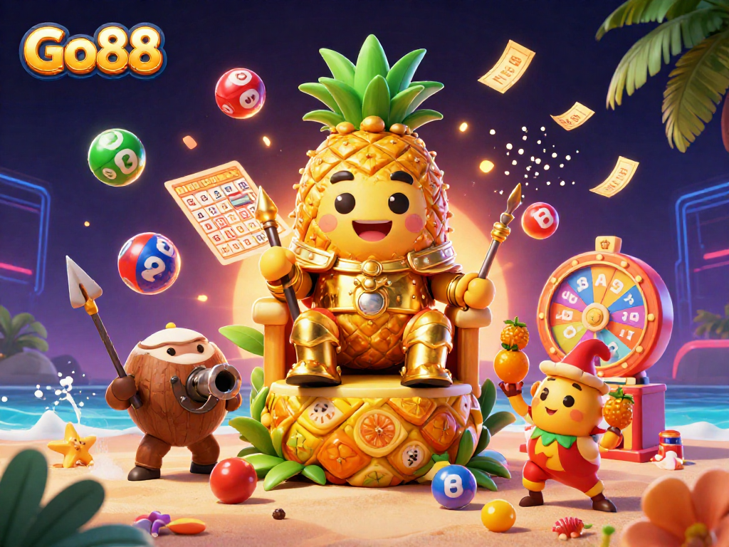 Experience the thrilling games at Go88 with vibrant animations and festive elements for a lively atmosphere.