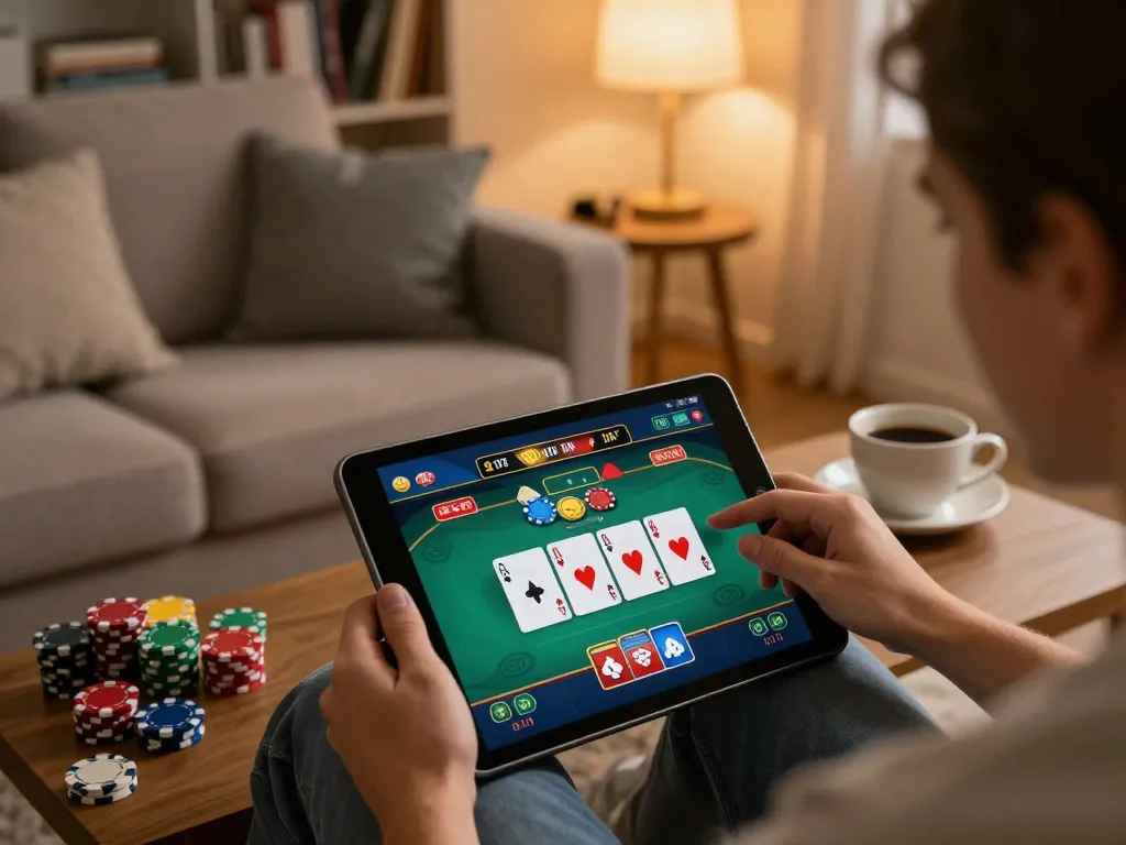 Engage in strategic gameplay as you experience 88xx bet on your tablet with a cozy atmosphere.