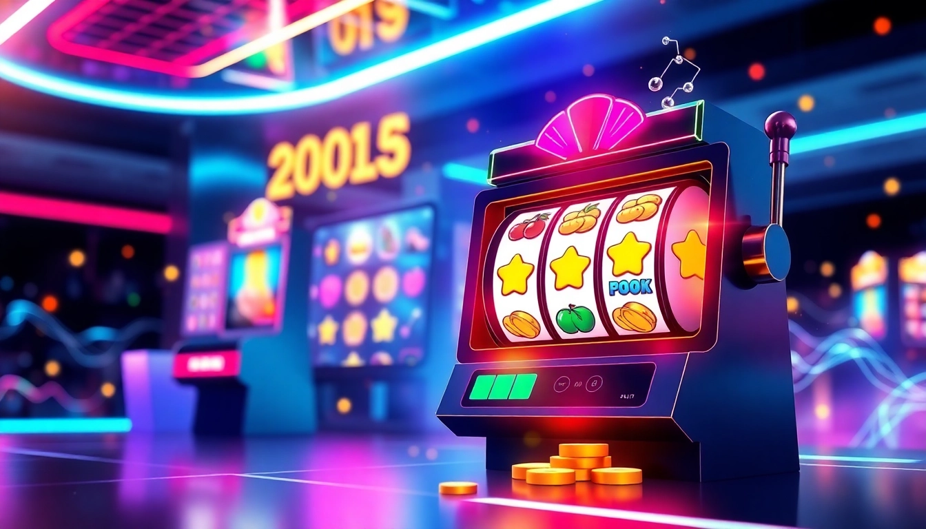 Exciting digital gaming scene featuring hoki138 online slot games