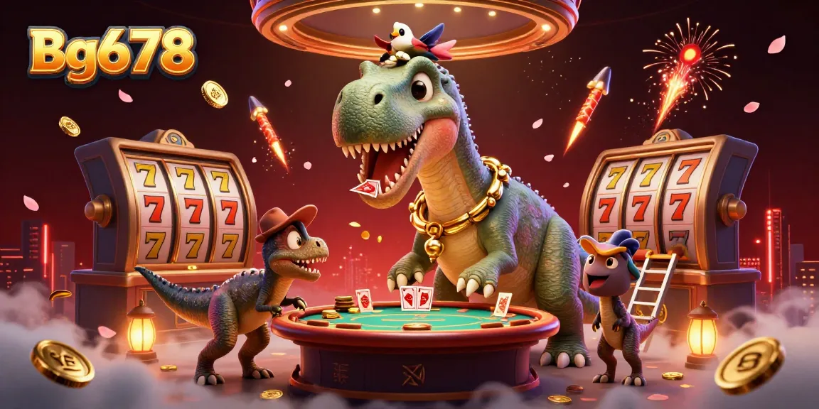 Play exciting games on Bg678 with a vibrant casino theme featuring lively characters and dynamic elements.