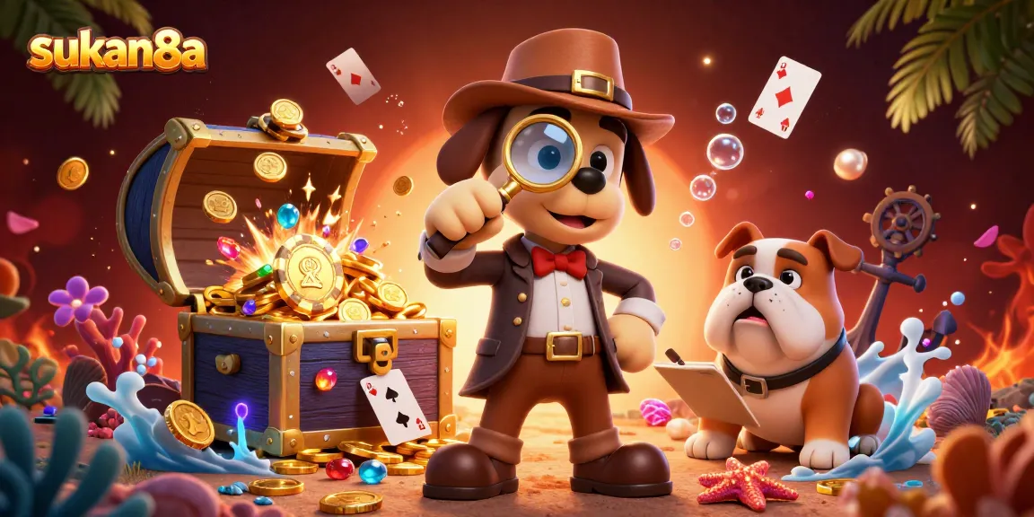 Experience thrilling action with sukan8a's exciting casino games amidst vibrant graphics and engaging characters.