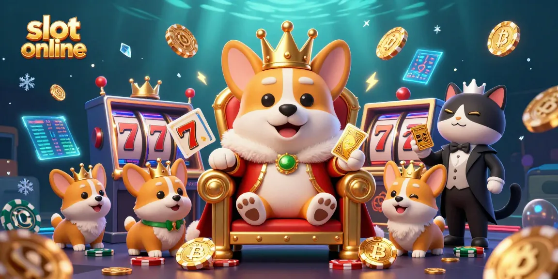 Momen bermain slot online dengan corgi kerajaan dan kucing pelayan menampilkan keseruan jackpot.