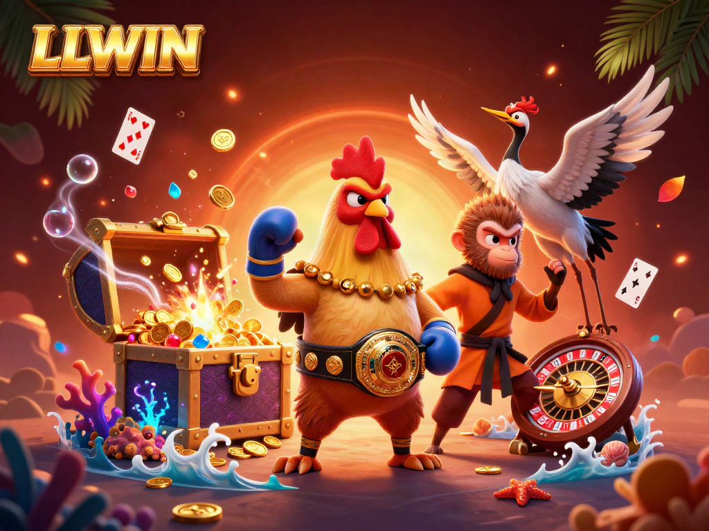 Engage in thrilling betting action with LLWIN's vibrant casino culture featuring energetic game elements.