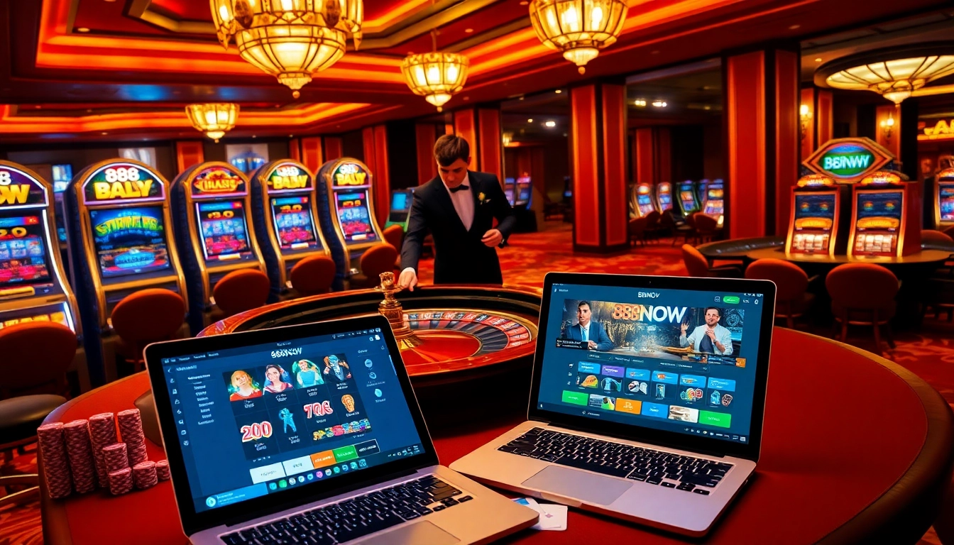 Experience the excitement at 888NOW with vibrant casino games and luxurious gambling environments.