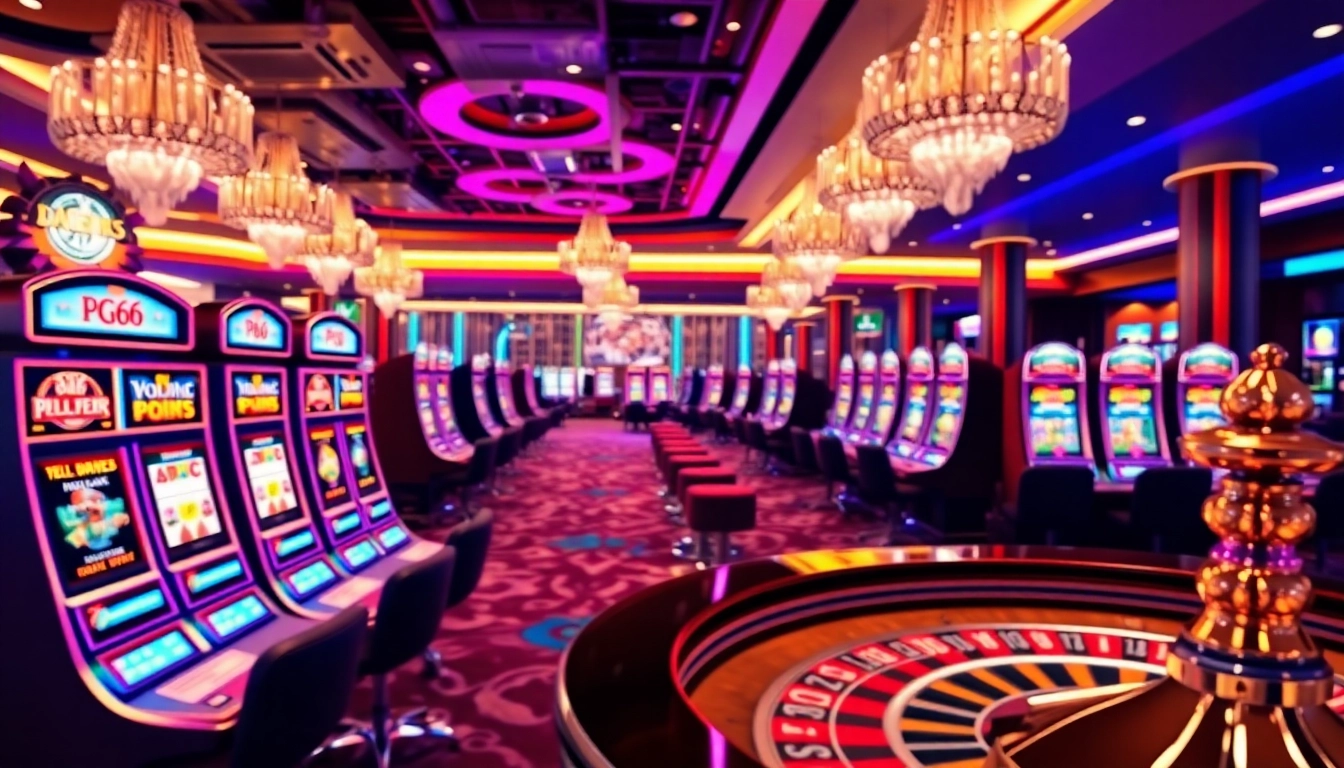 Experience the excitement of PG66 with lively casino games and vibrant slot machines.