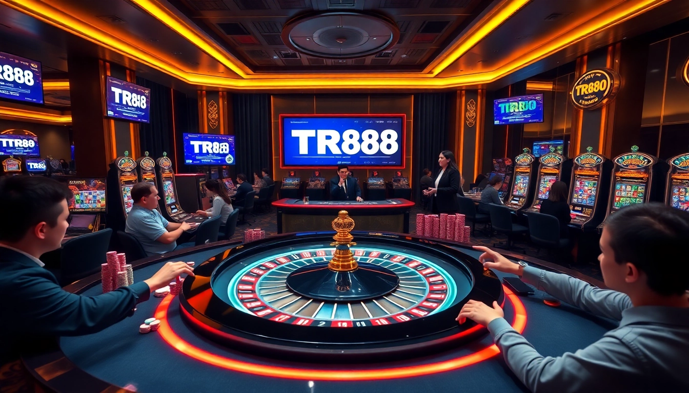 Experience the thrill of TR88 with professional gambling at vibrant casino tables.