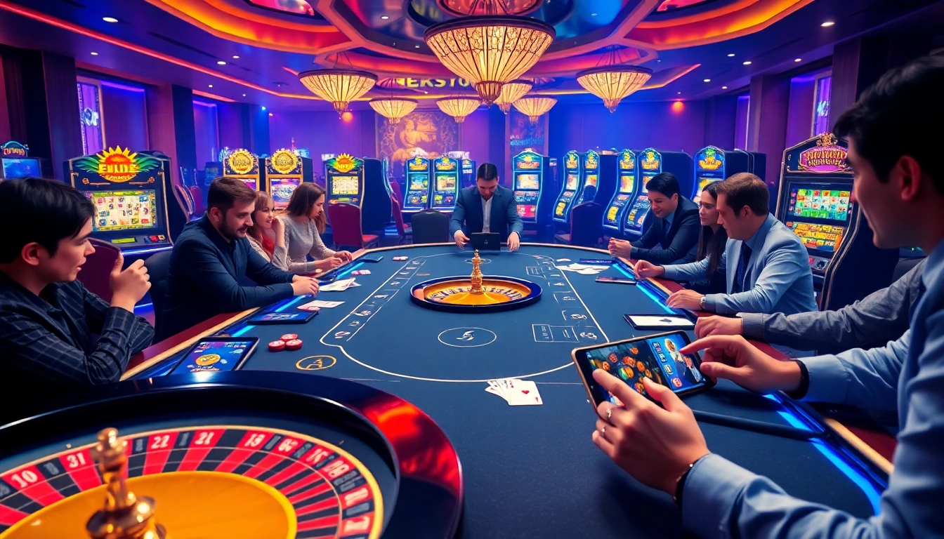 Players enjoying an engaging game of poker in the EK333 online casino environment.