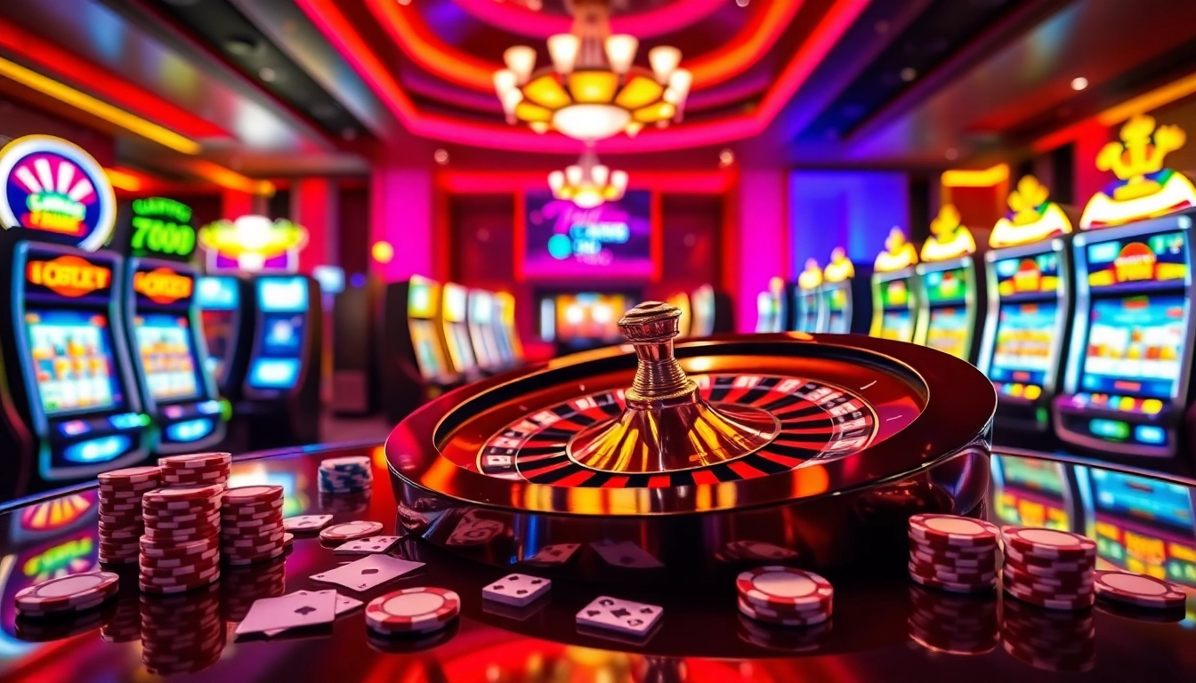 Experience the thrill of RR88 with vibrant casino tables and engaging games.