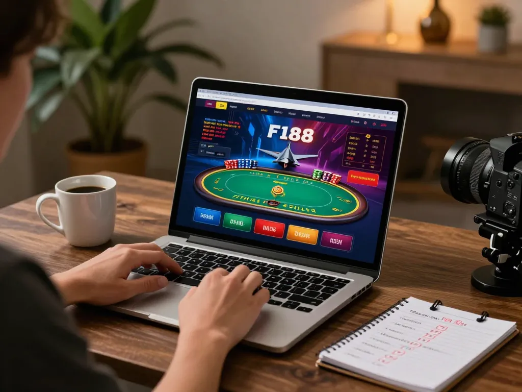 Engaging in online gaming at F168 with vibrant visuals and strategic insights.