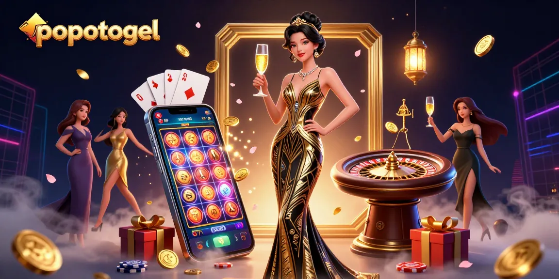Experience immersive gaming action at popotogel with vibrant graphics and detailed casino elements.