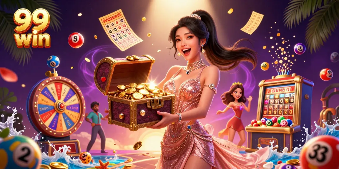 Experience excitement at 99 win with an overflow of golden treasures and dynamic casino elements.