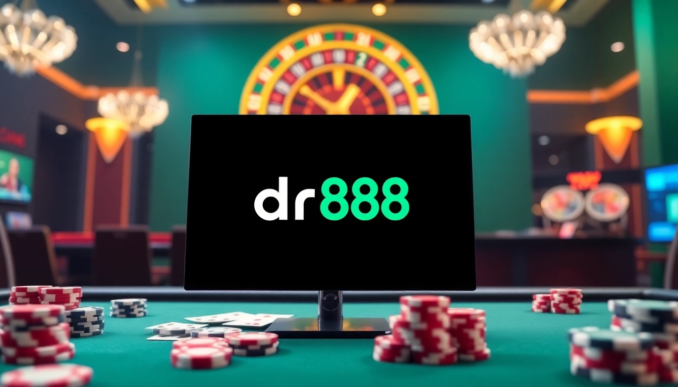 Experience thrilling gameplay at dr88 with live casino action and vibrant roulette wheels.