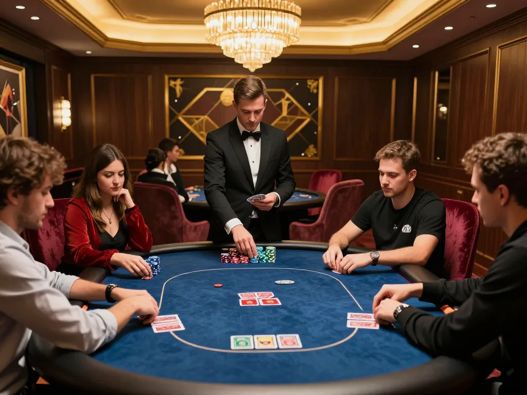 Experience high-stakes poker action at mb88 com in an exclusive VIP gaming room.