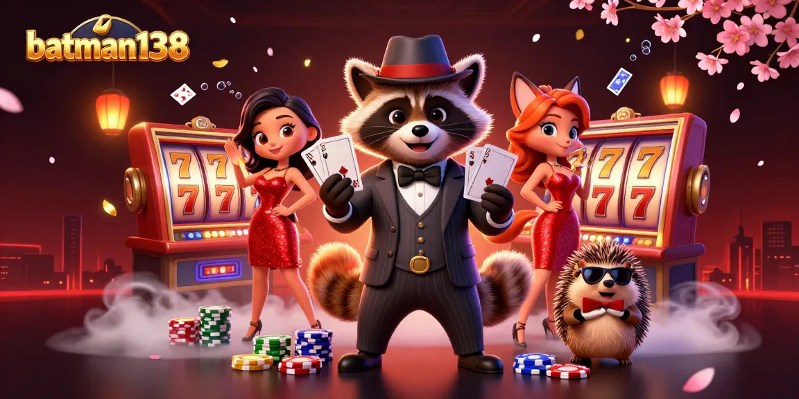 Experience the excitement of batman138 as characters play vibrant slots filled with luck and winning opportunities.
