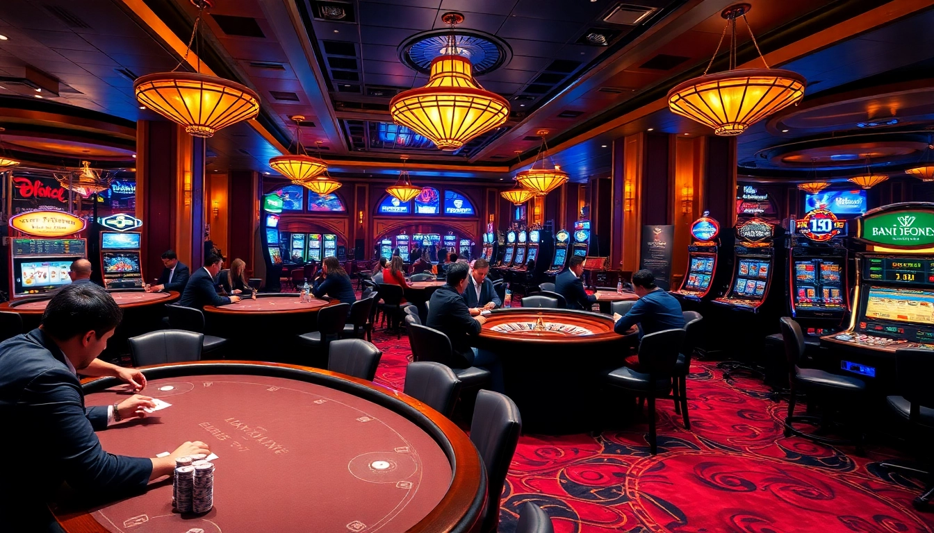 Experience the excitement of 13win with vibrant casino elements and high-stakes playing.