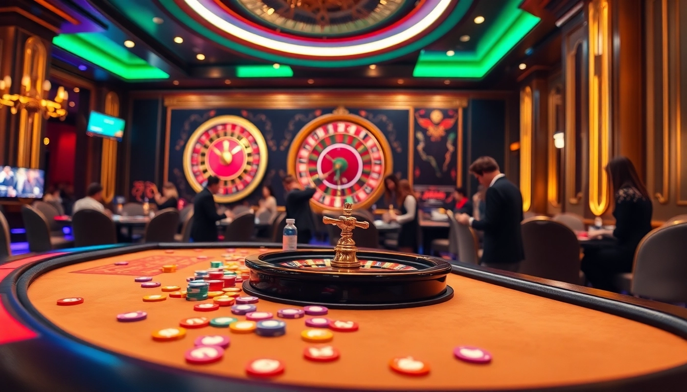 Experience the thrill of winning big at GG88's luxurious casino tables.