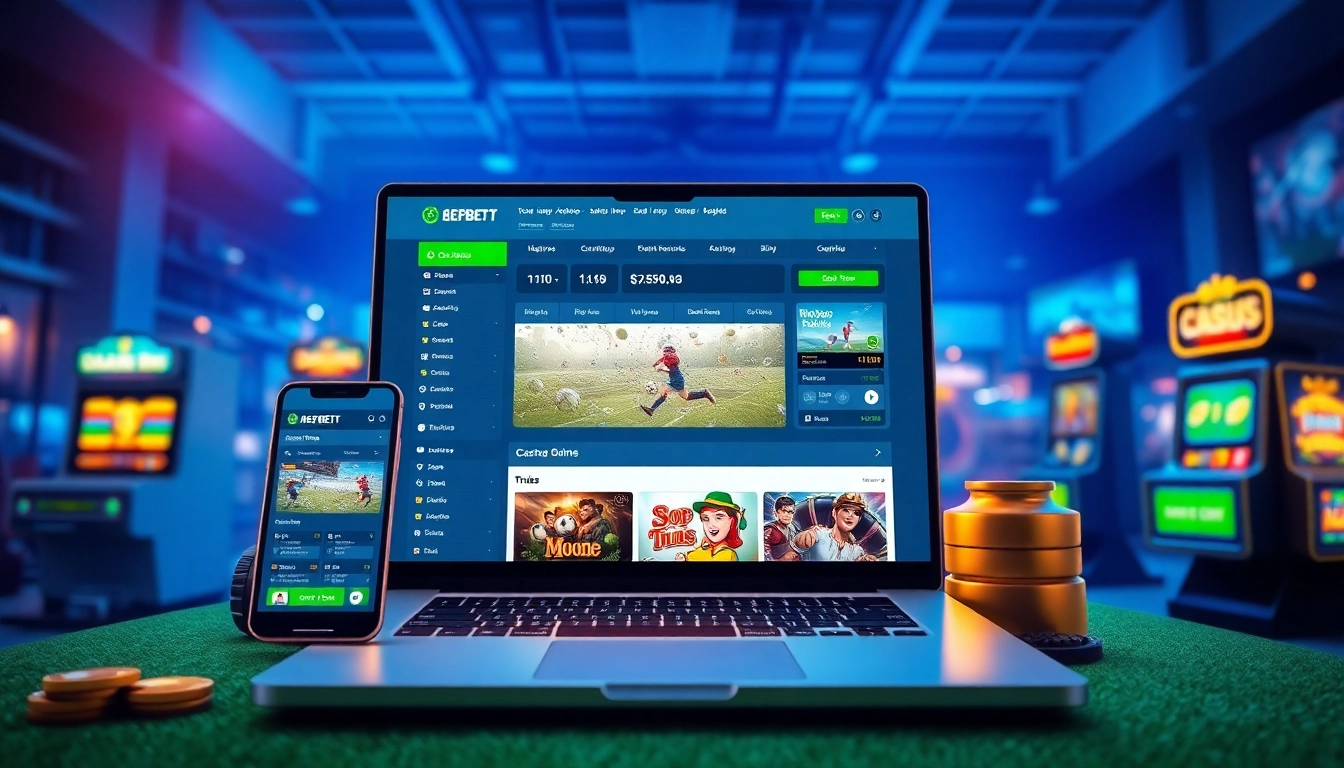 8s bet interface showcasing vibrant sports and casino betting options for a thrilling online experience.