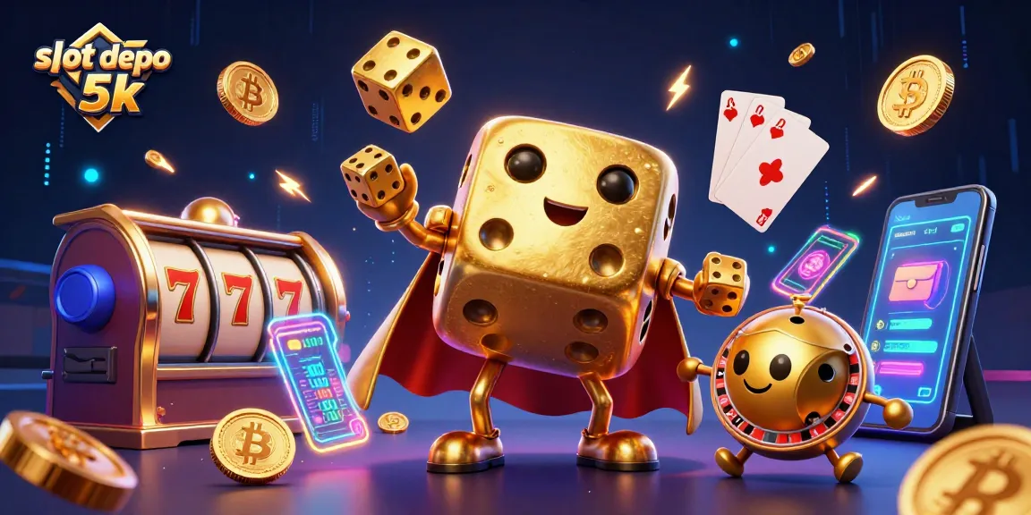 Slot depo 5k menghadirkan kemenangan besar dengan permainan slot terkini dan beragam simbol berkilauan.