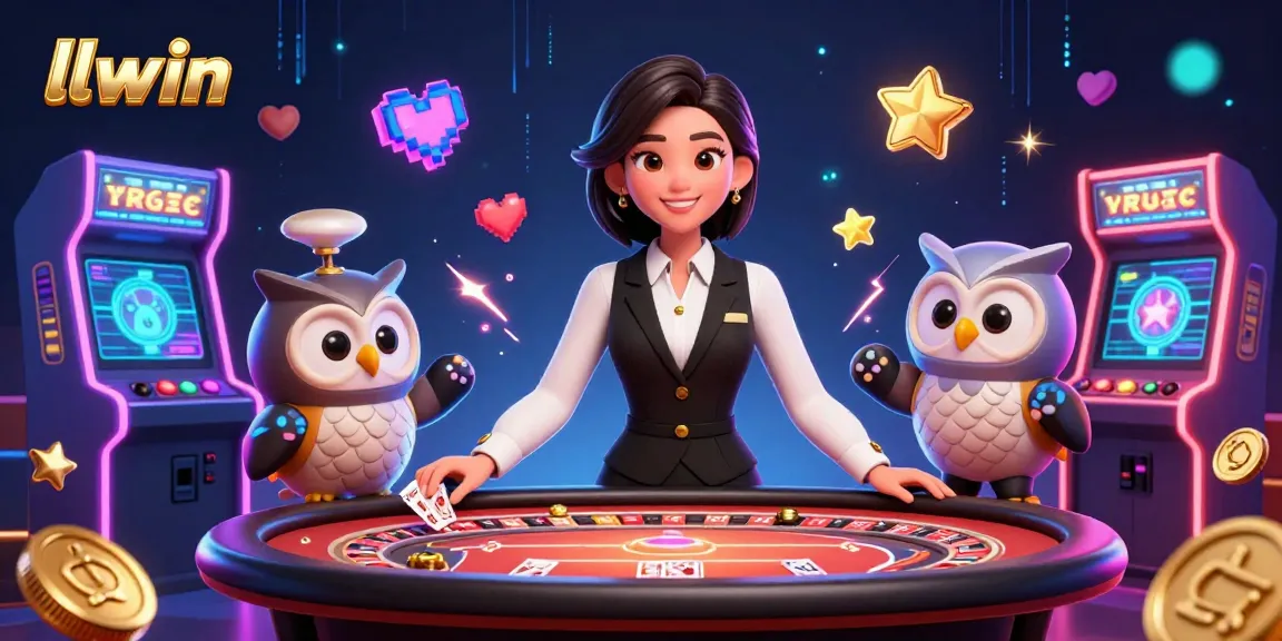 Experience llwin's vibrant casino atmosphere with skilled dealers and interactive gaming elements.